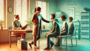 иллюстрация - Социальная служба